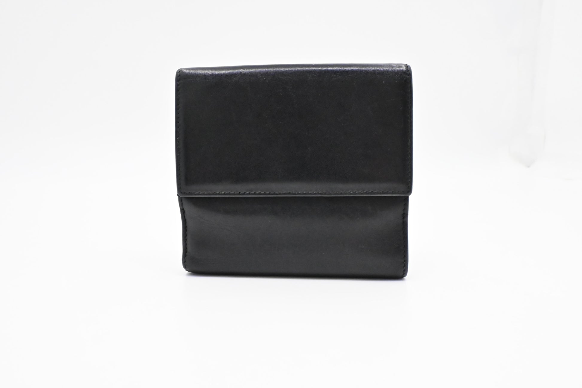 Gucci Bifold Leather Black Wallet Case