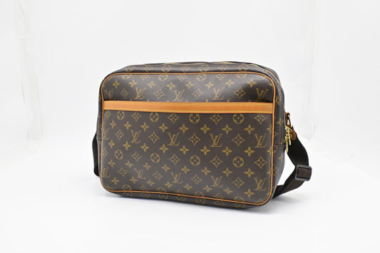 Louis Vuitton reporter Monogram GM Canvas Handbag Canvas 3