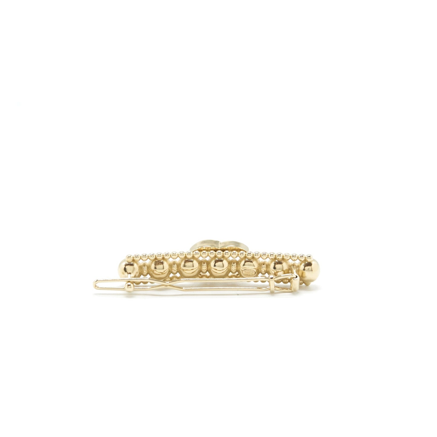 Chanel 22c hair clip light tone Gold Handbag