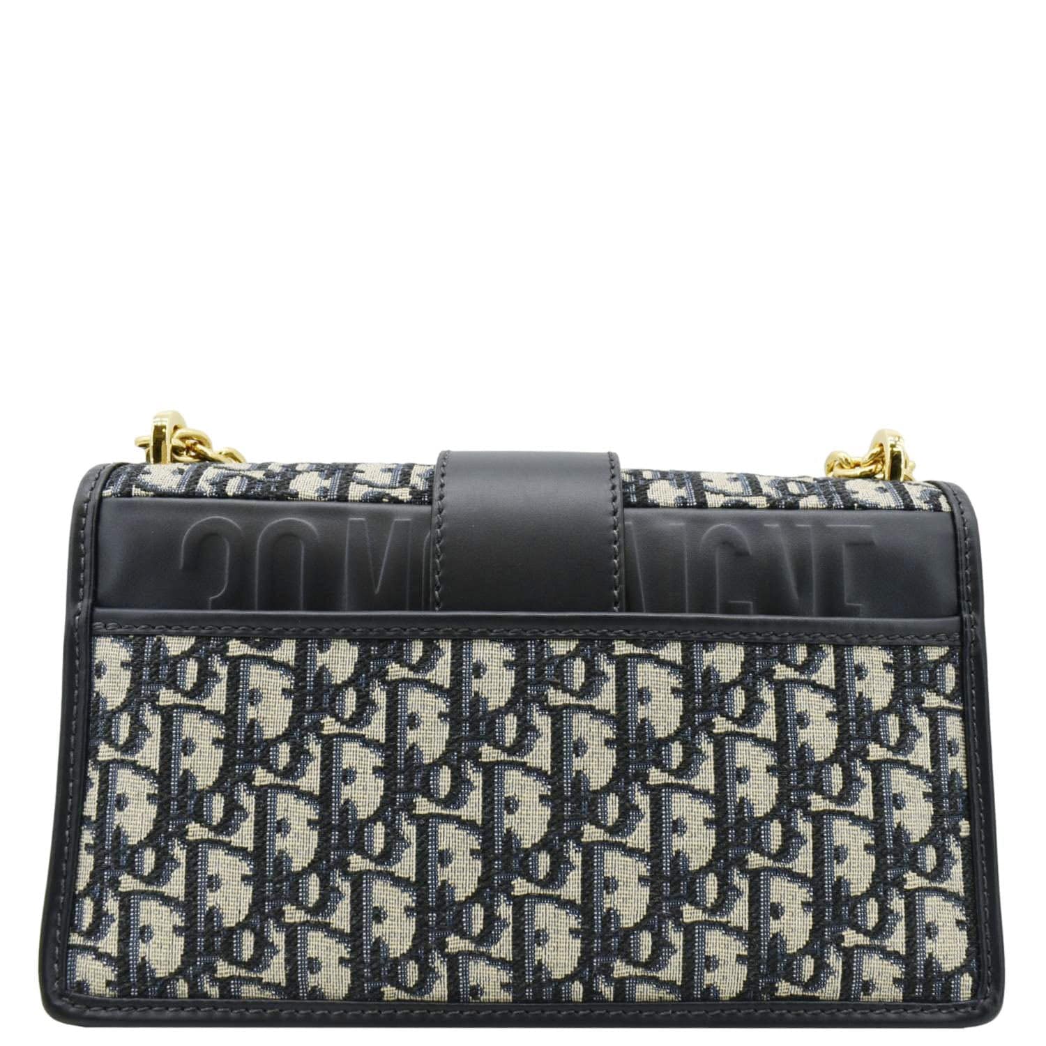 Dior Montaigne Oblique Jacquard Crossbody Clutch Bag Blue Crossbody Bag