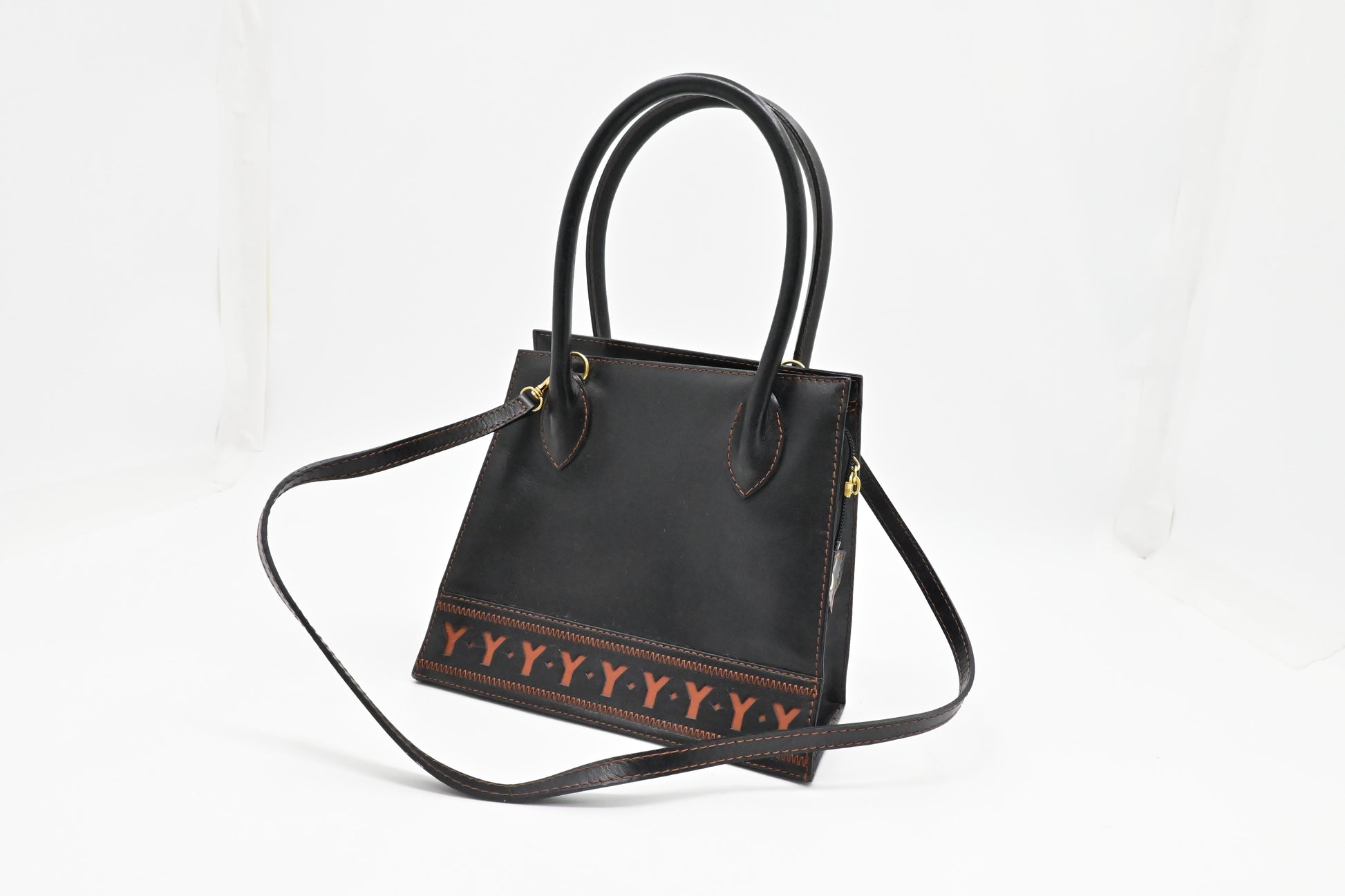 YSL Saint Laurent Way Bag In Leather Black Travel Bag