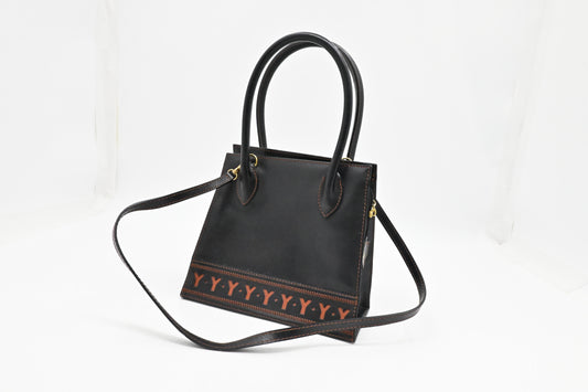 YSL Saint Laurent Way Bag In Leather Black Travel Bag