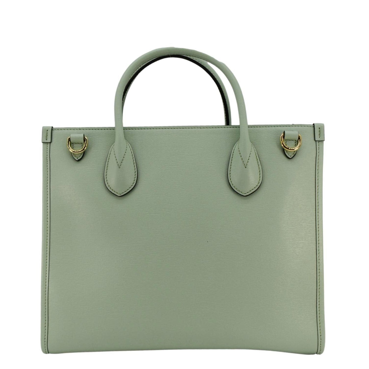 Gucci Bananya Print Leater Tote Bag Green Small
