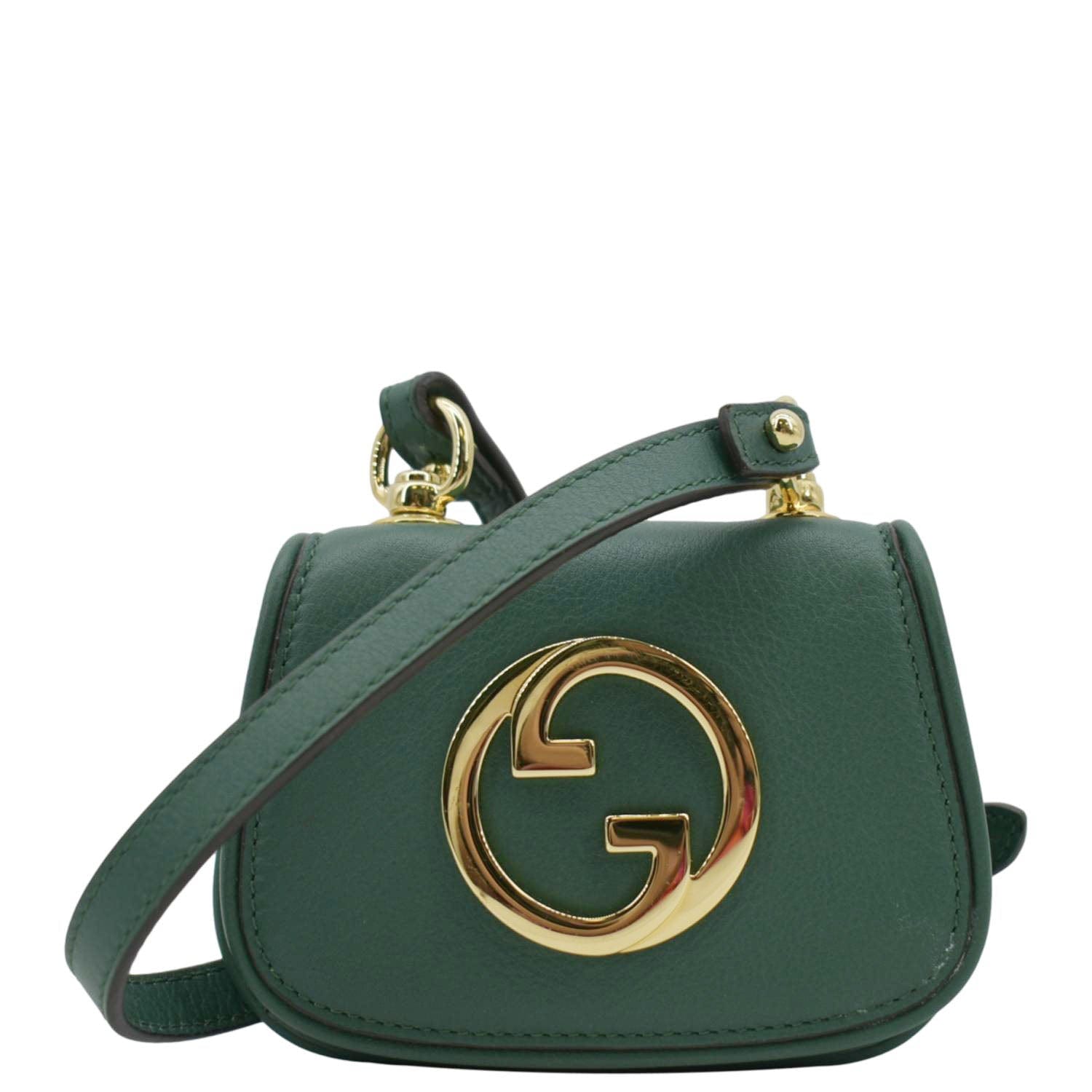Gucci Blondie Crossbody Bag Leather Green
