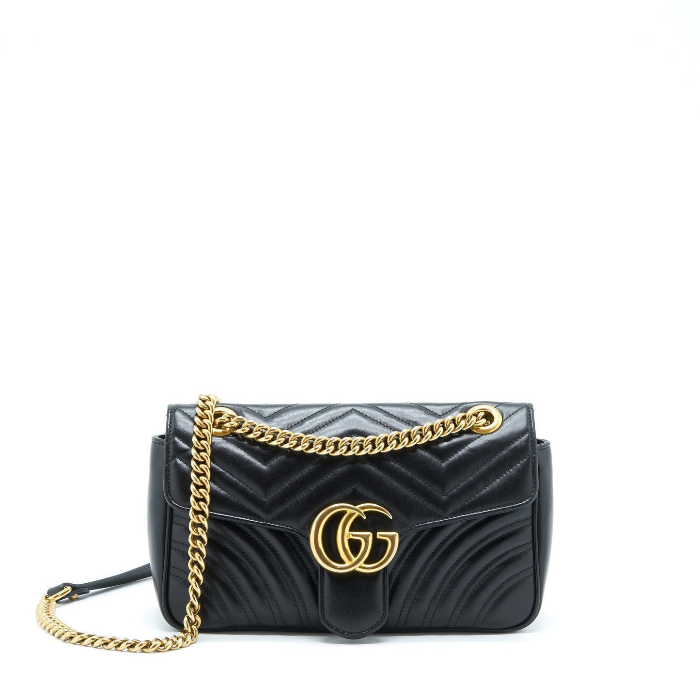 Gucci Marmont Bag Black Small Travel Bag
