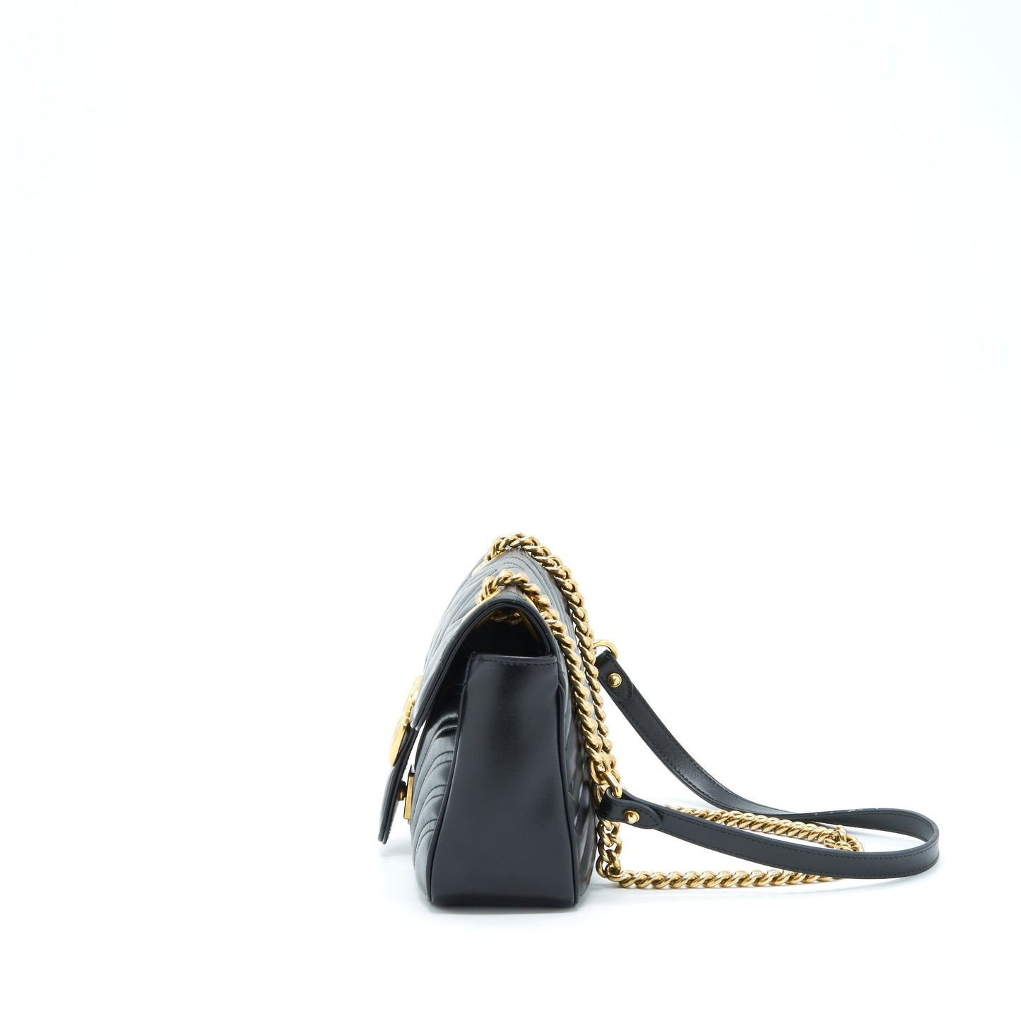 Gucci Marmont Bag Black Small Travel Bag