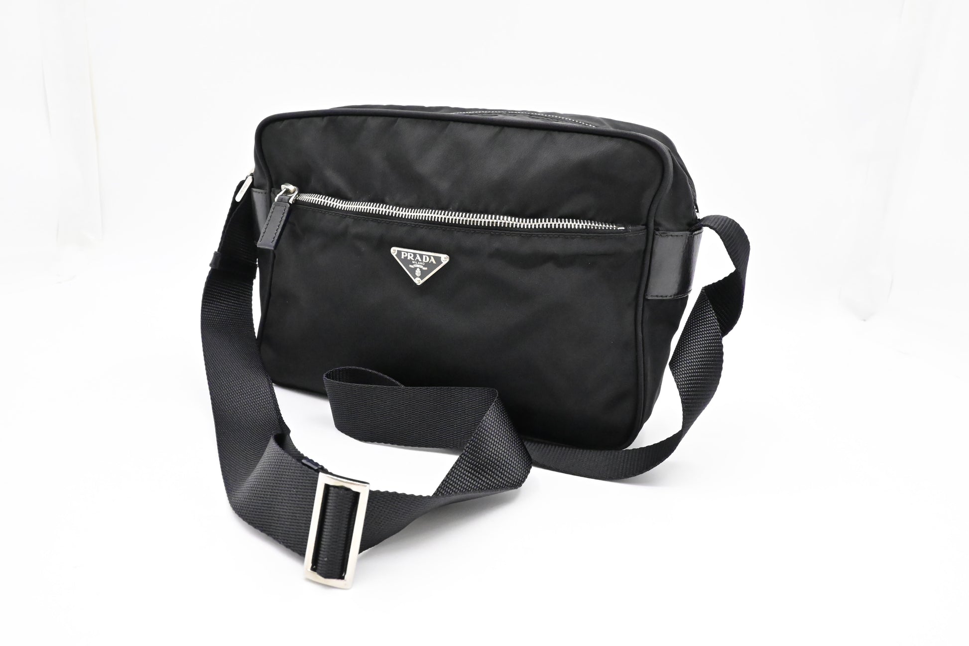 Prada Crossbody Bag In Canvas Nylon