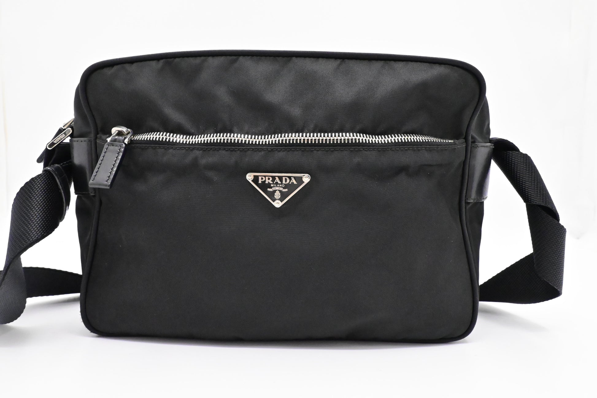 Prada Crossbody Bag In Canvas Nylon