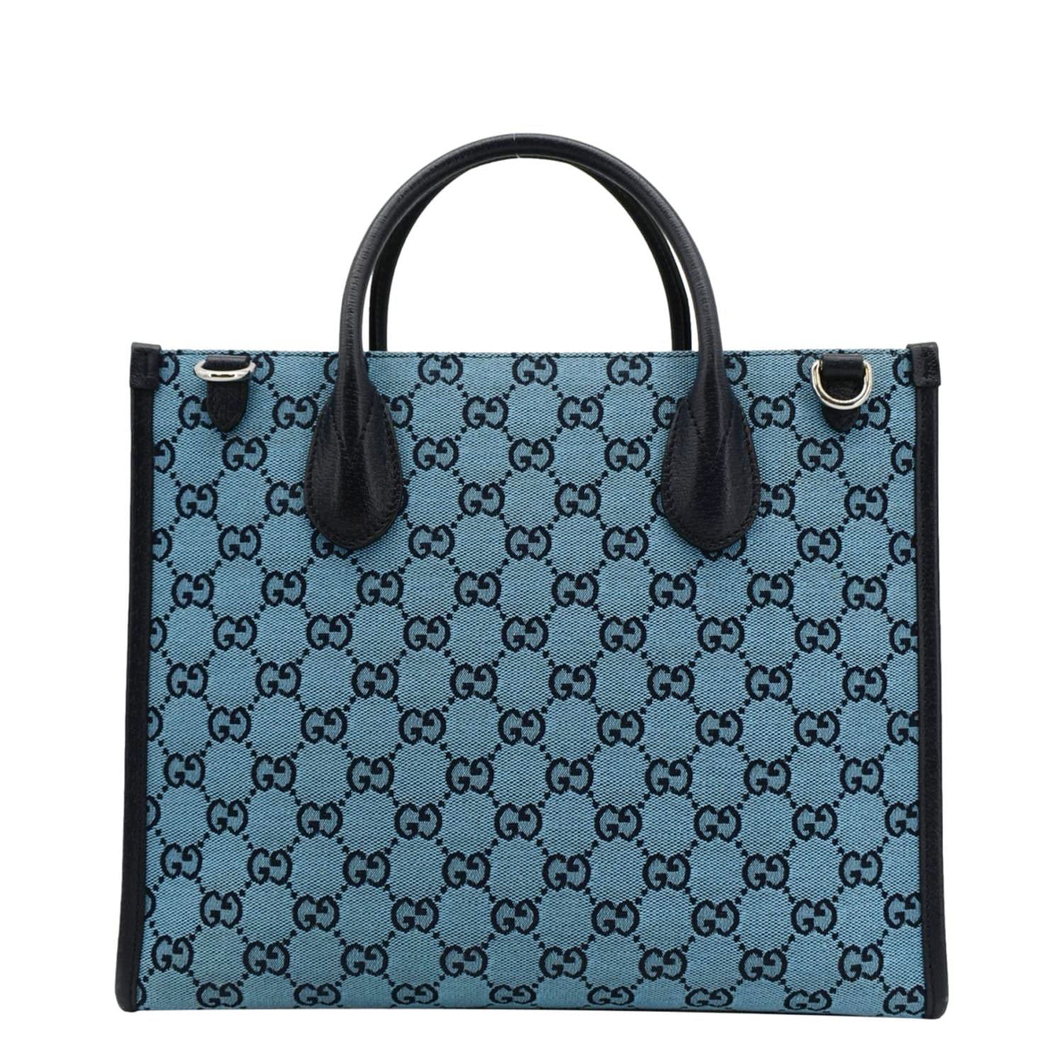 Gucci Interlocking Supreme Tote Bag Canvas Blue