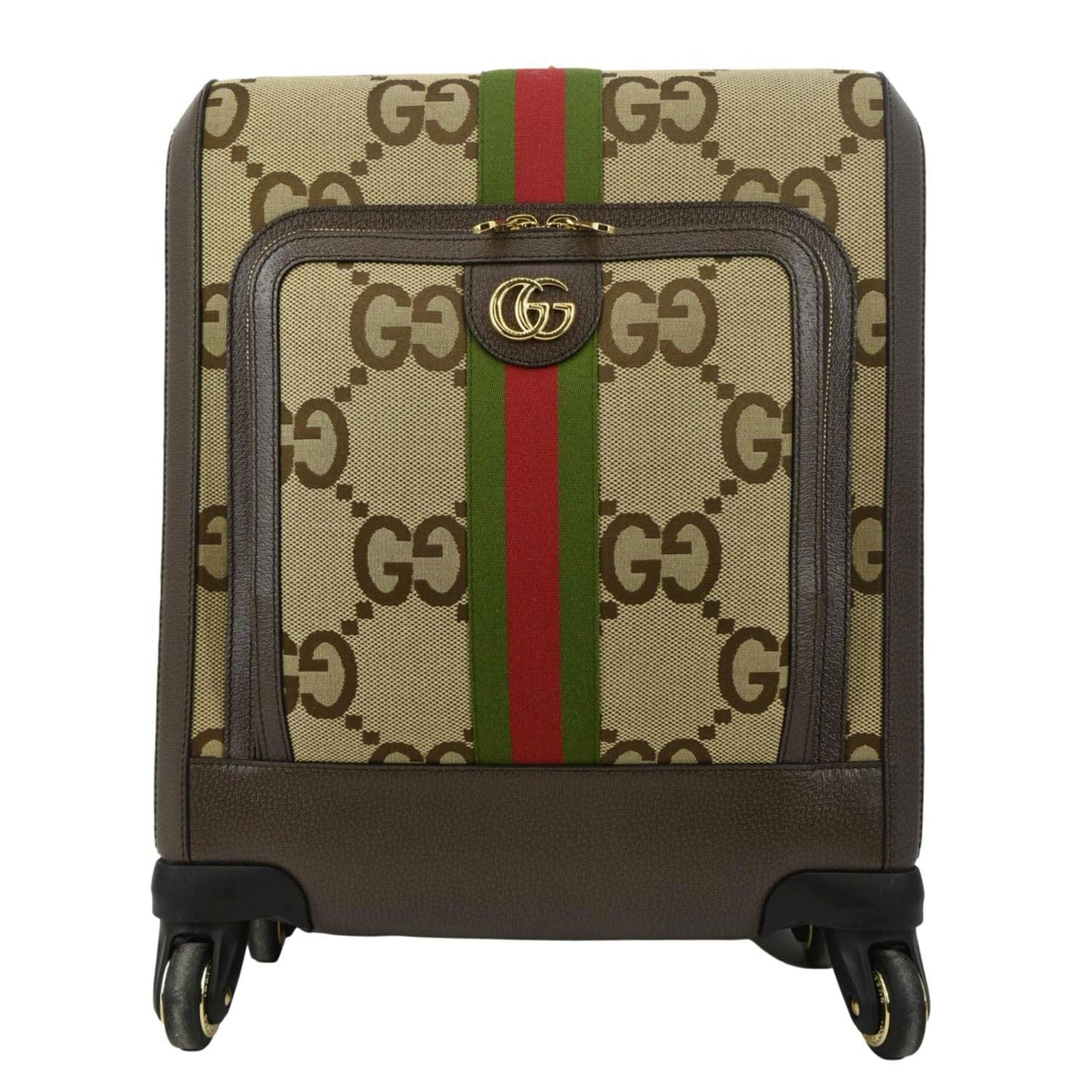 Gucci Cabin Trolley Jumbo Supreme Travel Bag Canvas Beige