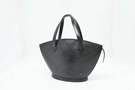 Louis Vuitton Saint Jacques Black PM Leather Epi Handbag
