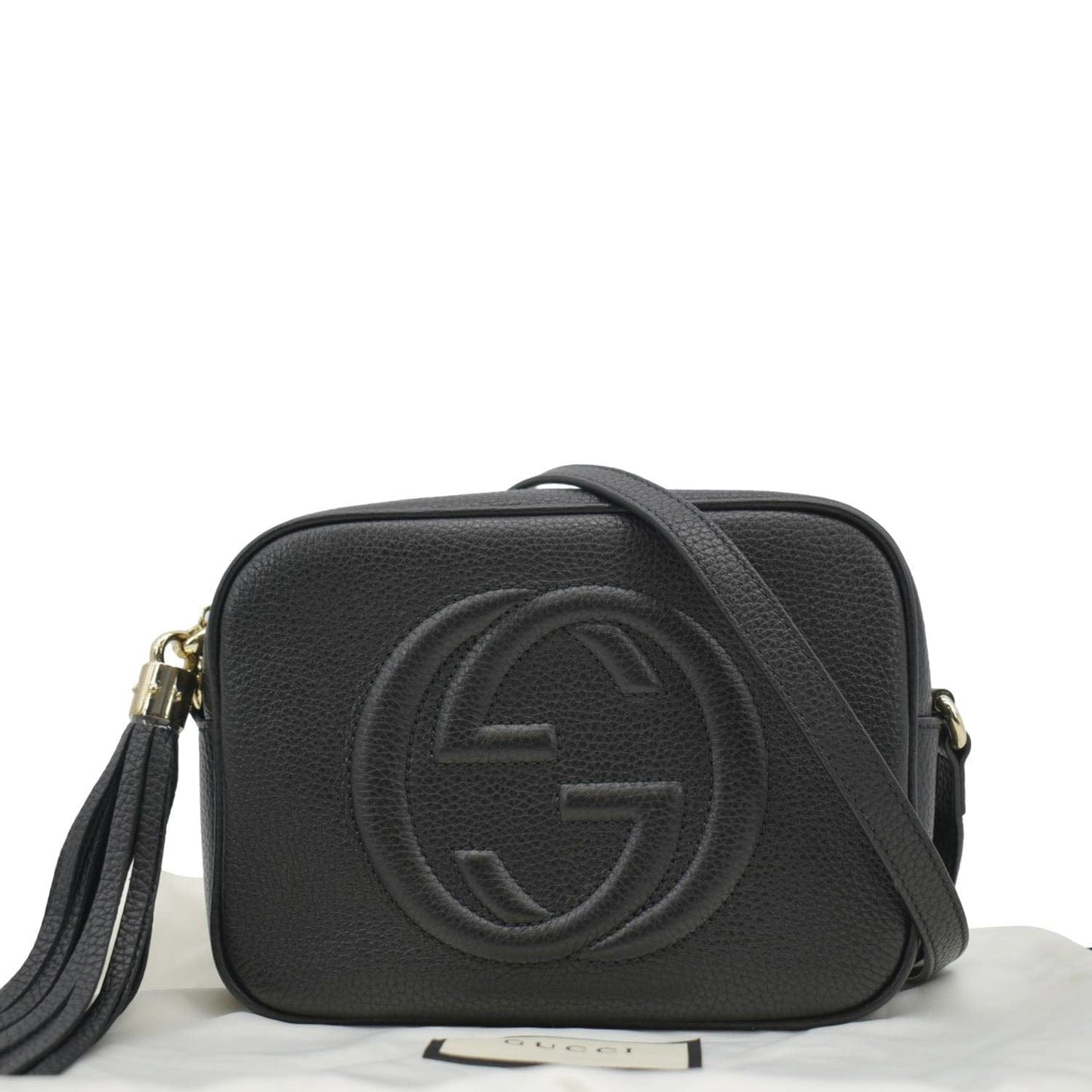 Gucci Soho Disco Crossbody Bag Leather Black