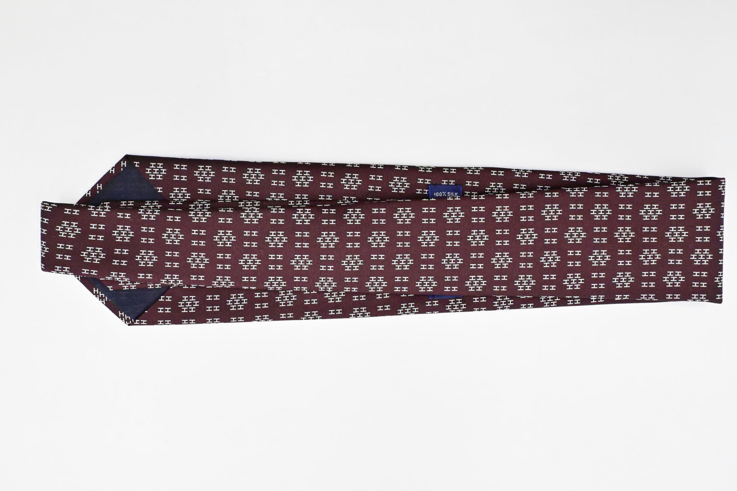 Hermes Tie In Silk Handbag Red Travel Bag