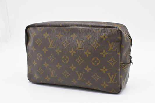 Louis Vuitton Trousse 28 Monogram Canvas Handbag Canvas 5