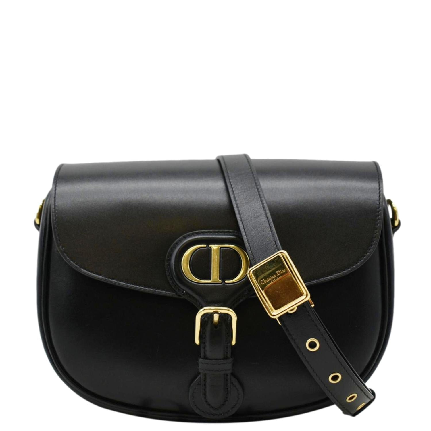 Dior Bobby Calfskin Shoulder Bag Leather Black