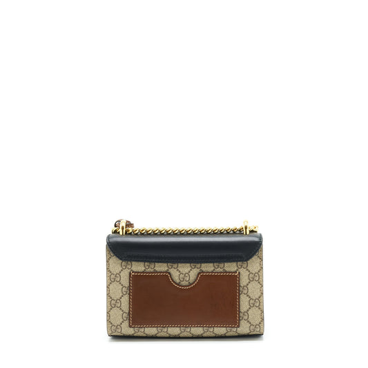 Gucci Padlock Shoulder Bag Supreme Canvas Black