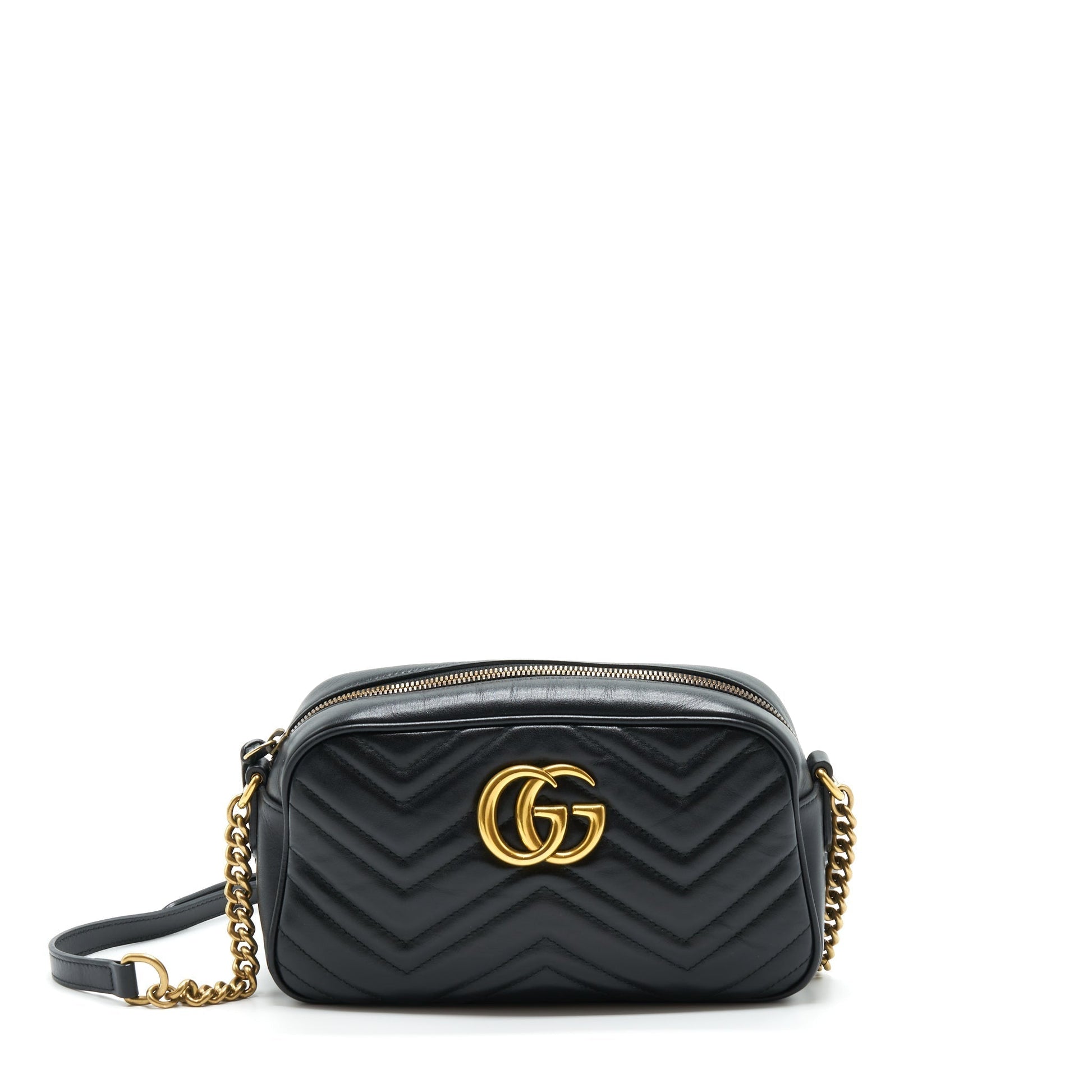 Gucci Marmont Shoulder Bag Matelasse Black 4