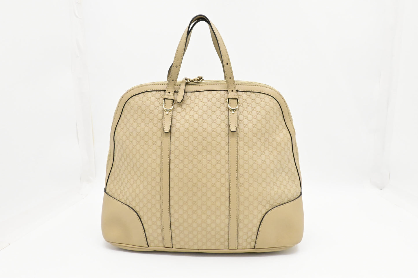 Gucci Micro Guccissima Leather Beige Travel Bag