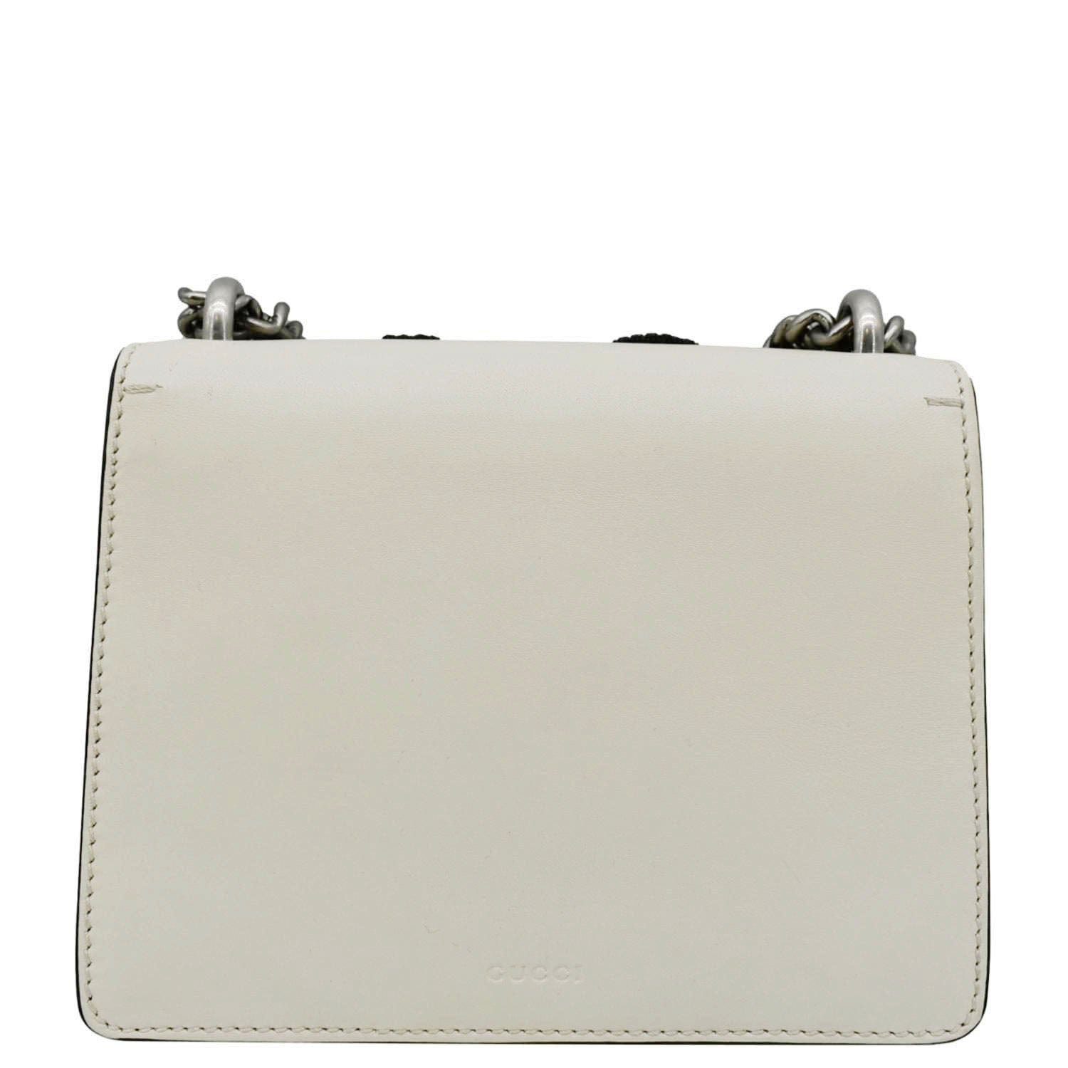 Gucci Dionysus Embroidered Snake Shoulder Bag Leather