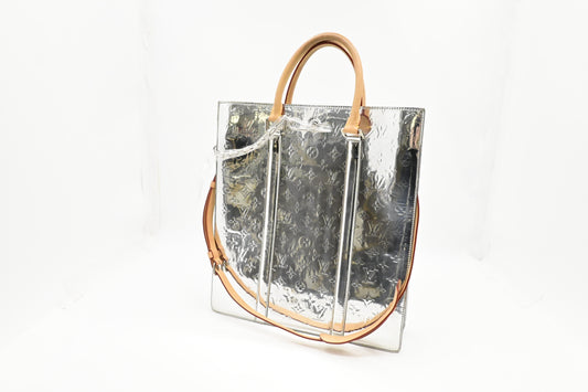 Louis Vuitton Sac Plat Miroir Leather Vernis Handbag