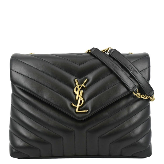 YSL Saint Laurent Saint Loulou Medium Crossbody Bag Leather Quilted