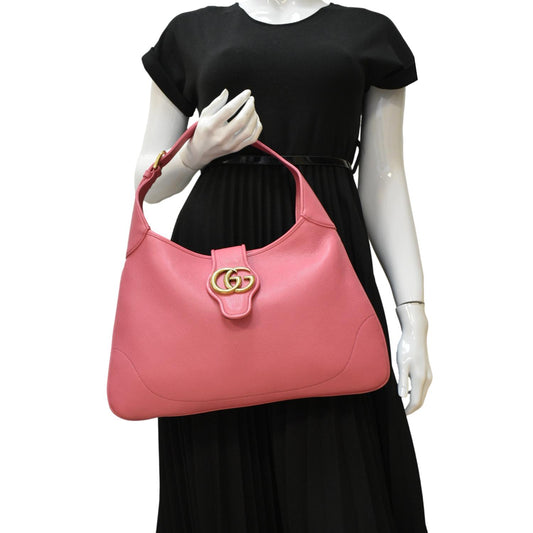 Gucci Aphrodite Shoulder Bag Dusty Leather Pink