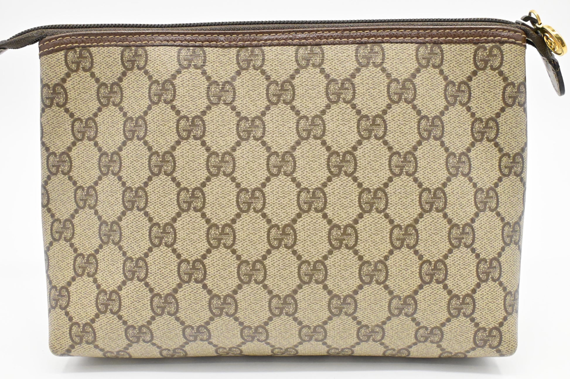 Gucci Pouch GG Supreme Canvas Travel Bag