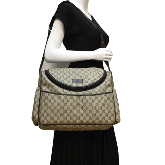 Gucci Diaper Supreme Shoulder Bag Canvas Monogram