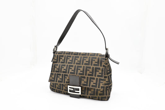 Fendi Mama Baguette In Zucca Handbag Canvas Shoulder Bag Zucca Canvas 2