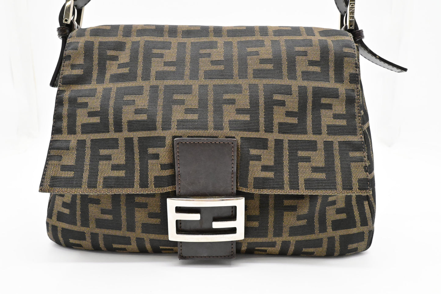Fendi Mama Baguette In Zucca Handbag Canvas Shoulder Bag Zucca Canvas 2