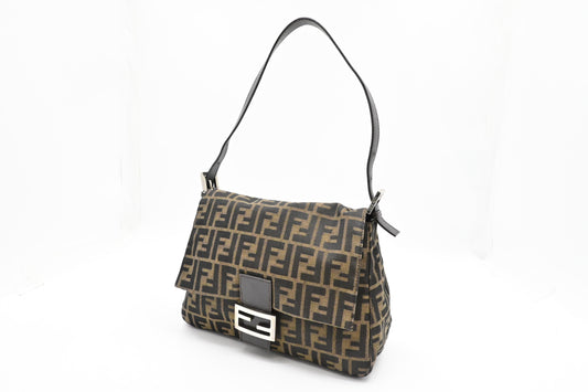 Fendi Mama Baguette In Zucca Handbag Canvas Shoulder Bag Zucca Canvas 3