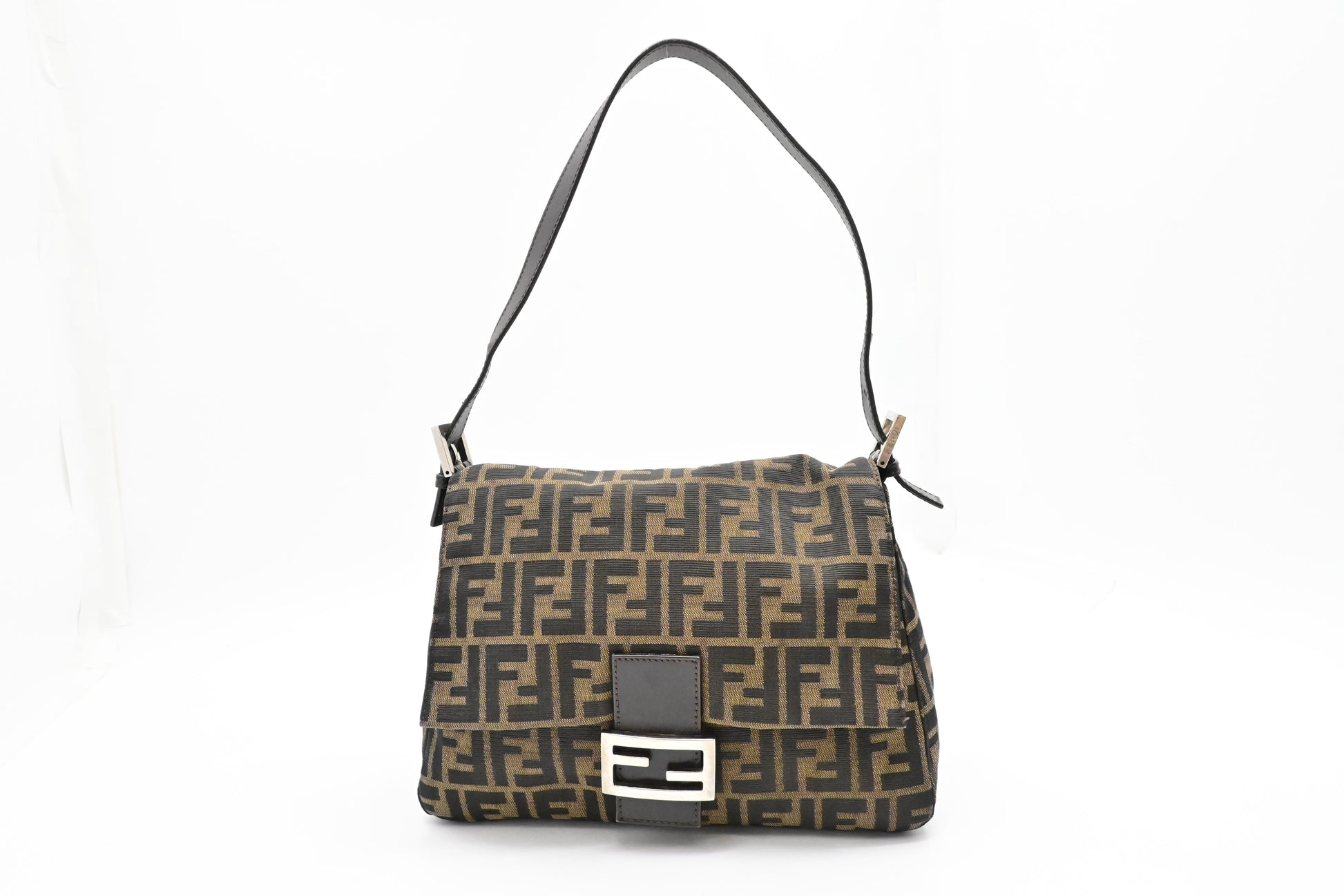 Fendi Mama Baguette In Zucca Handbag Canvas Shoulder Bag Zucca Canvas 3