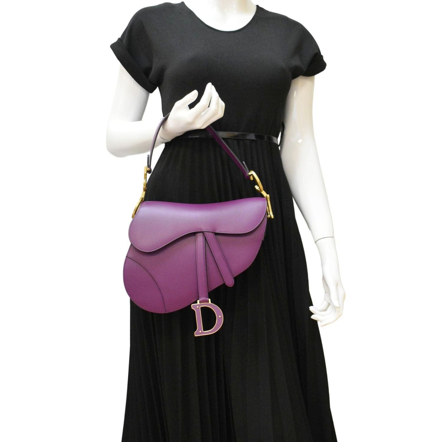 Dior Saddle Satchel Bag Mulberry Leather Travel Bag