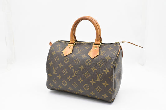 Louis Vuitton Speedy 25 Monogram Canvas Handbag Canvas 2
