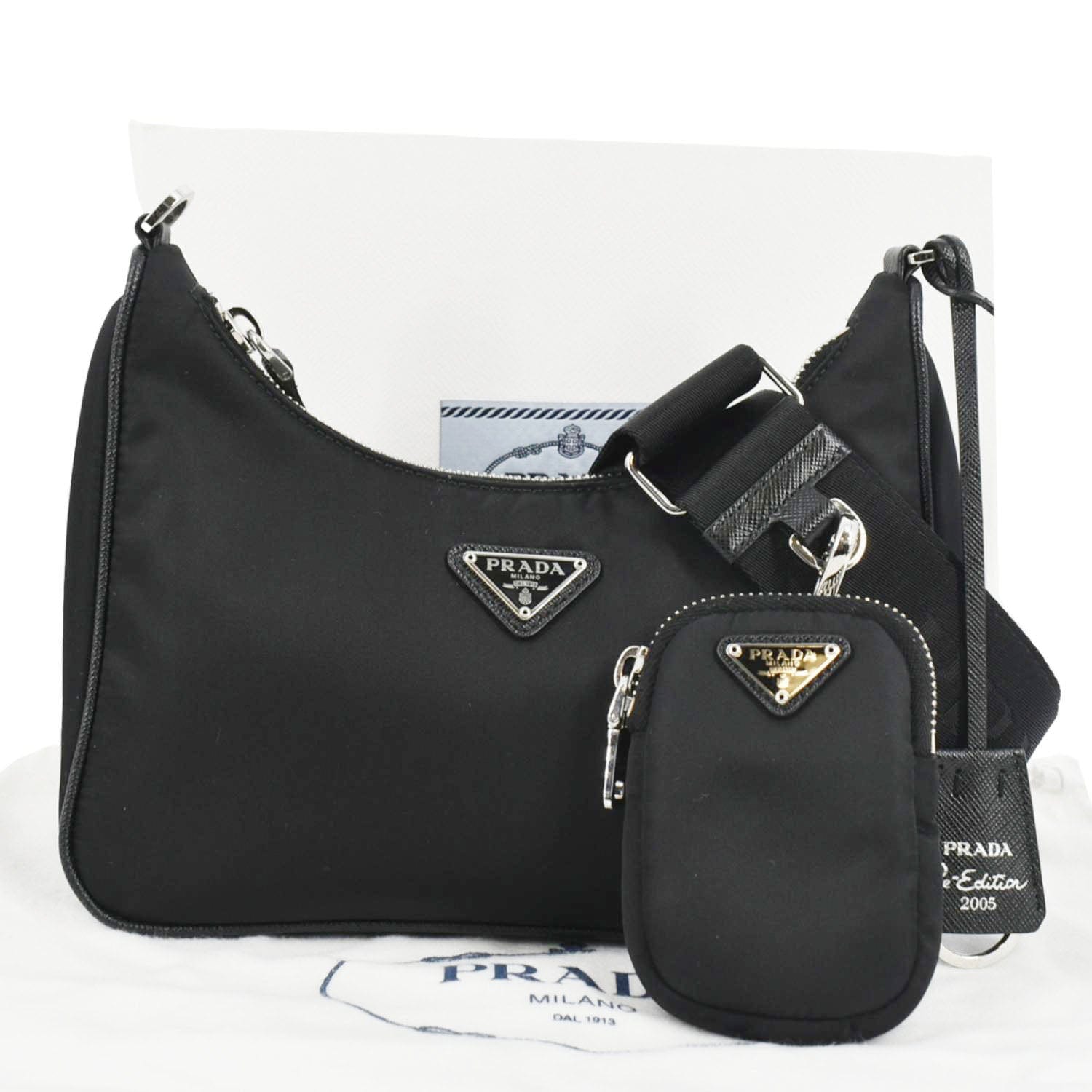 Prada Re Edition Re Shoulder Bag Nylon Black 3