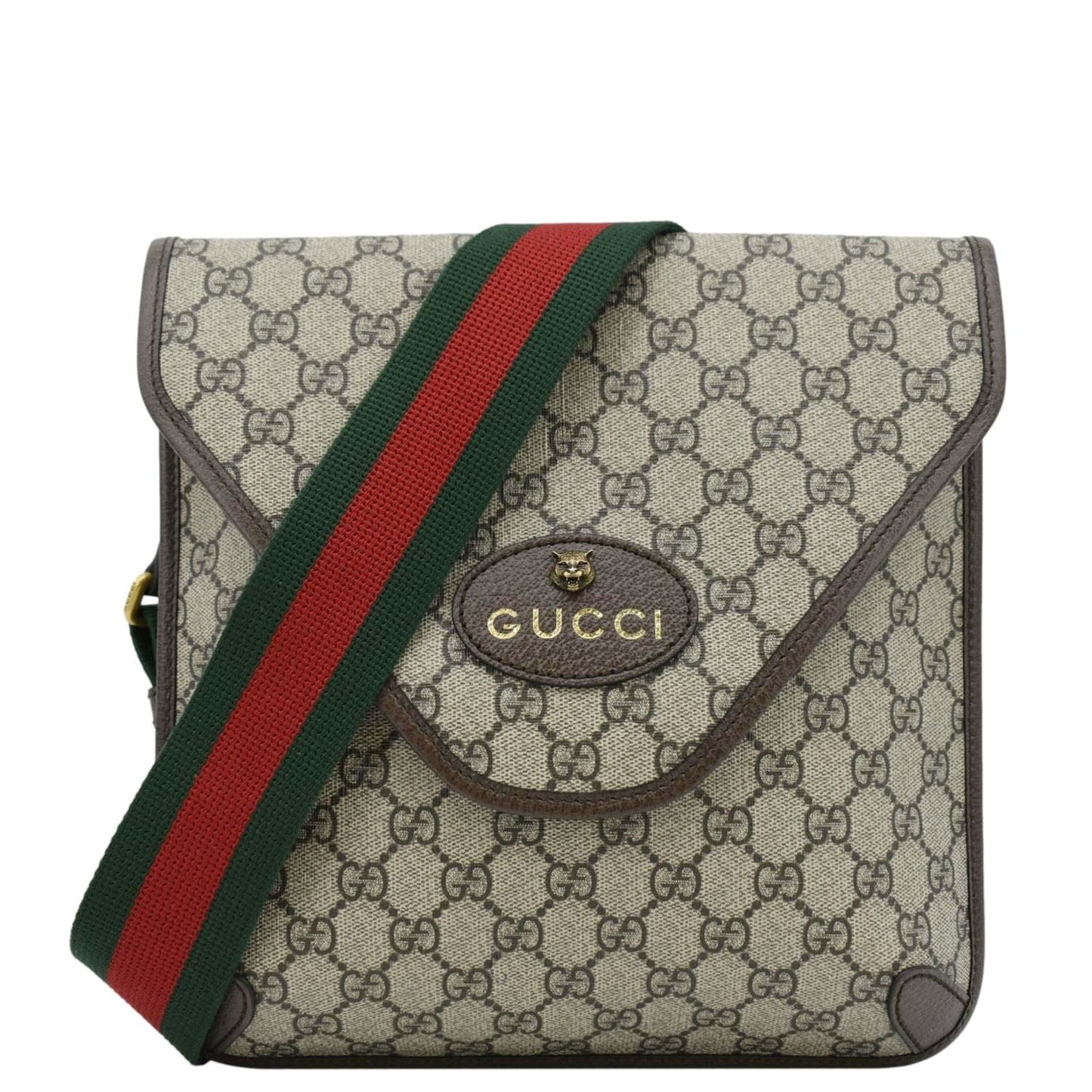 Gucci Neo Supreme Messenger Bag Canvas Beige Crossbody Bag Messenger 598604