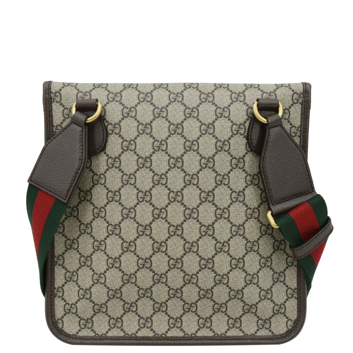 Gucci Neo Supreme Messenger Bag Canvas Beige Crossbody Bag Messenger 598604