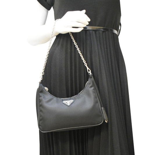 Prada Re Edition Re Shoulder Bag Nylon Black 3