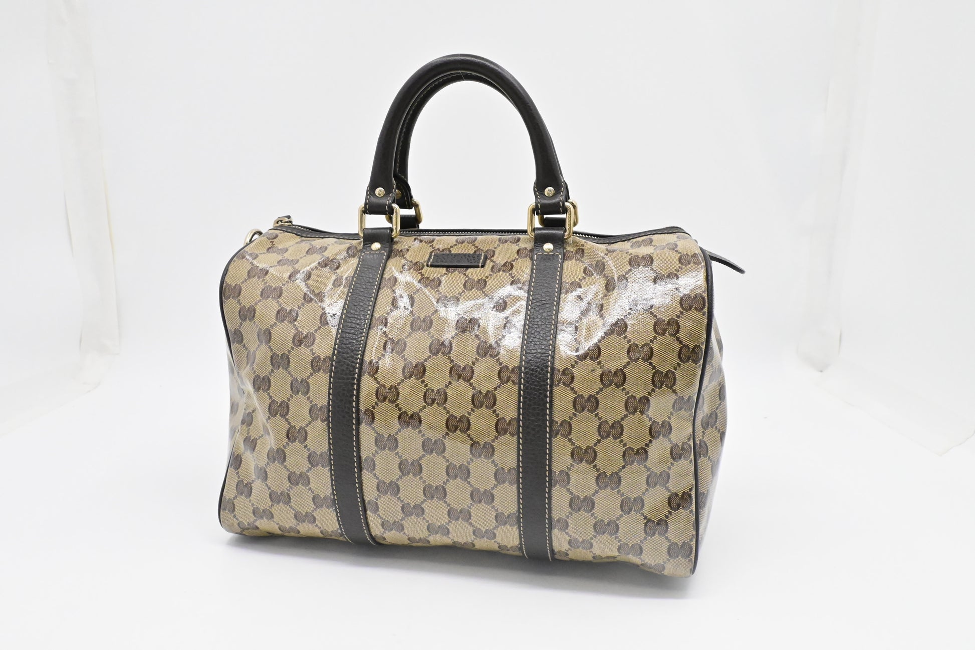 Gucci Boston Crystal GG Coated Canvas Apparel