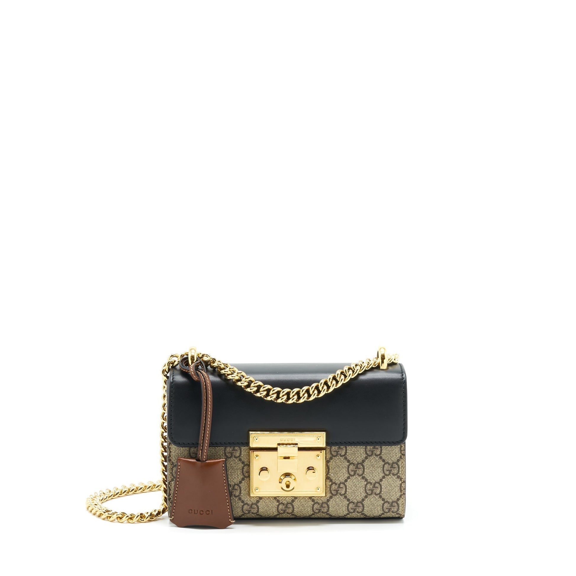 Gucci Padlock Supreme Handbag Canvas Small Travel Bag