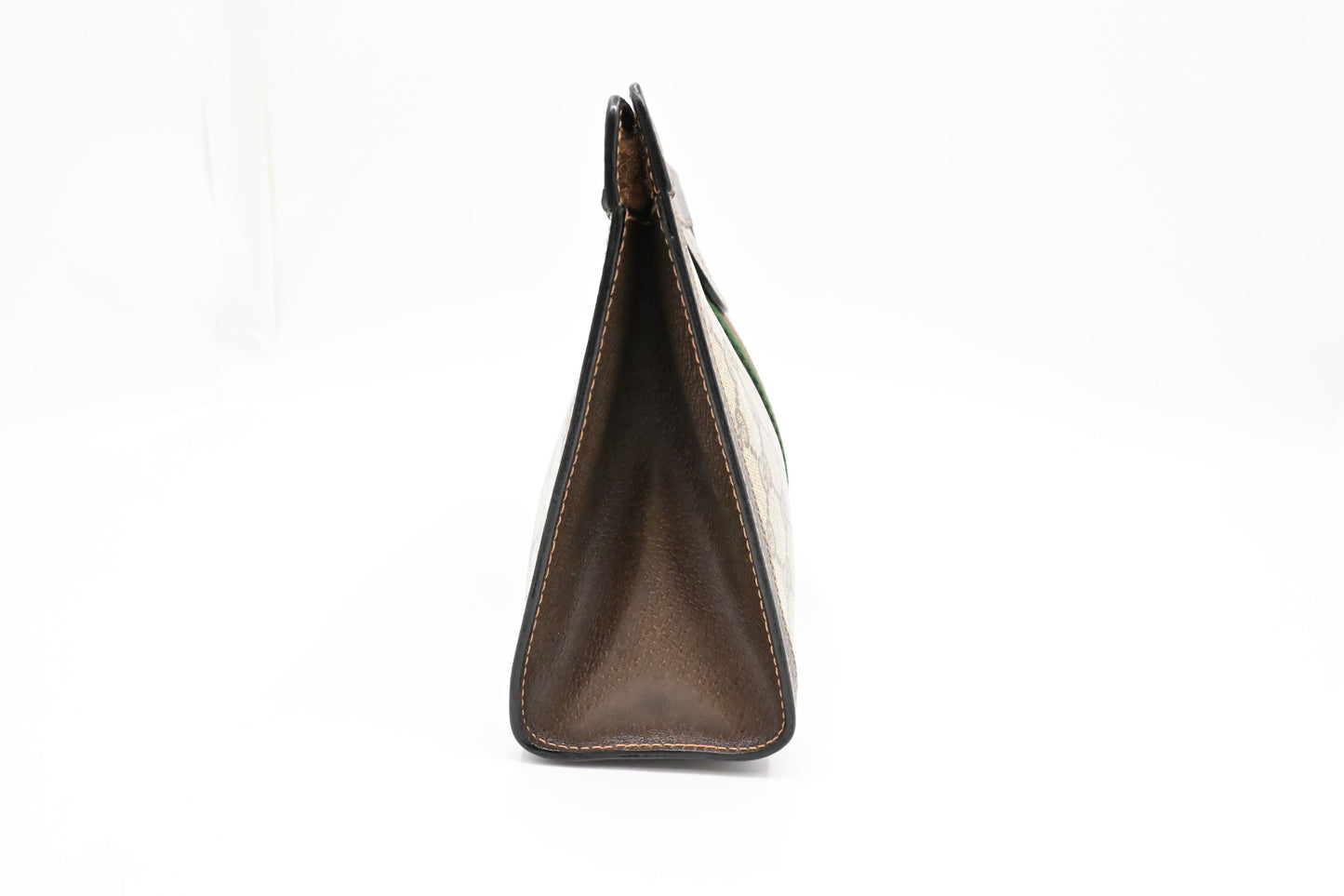 Gucci Accessory Collection Clutch In Supreme Canvas Brown Clutch Bag