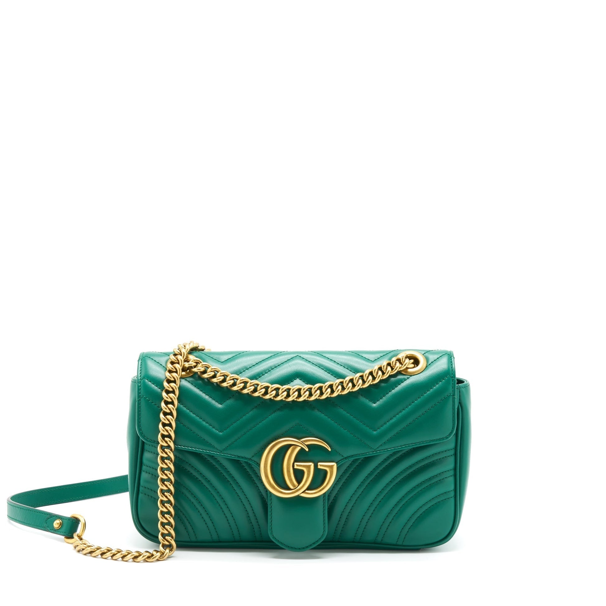 Gucci Marmont Bag Green Small Travel Bag
