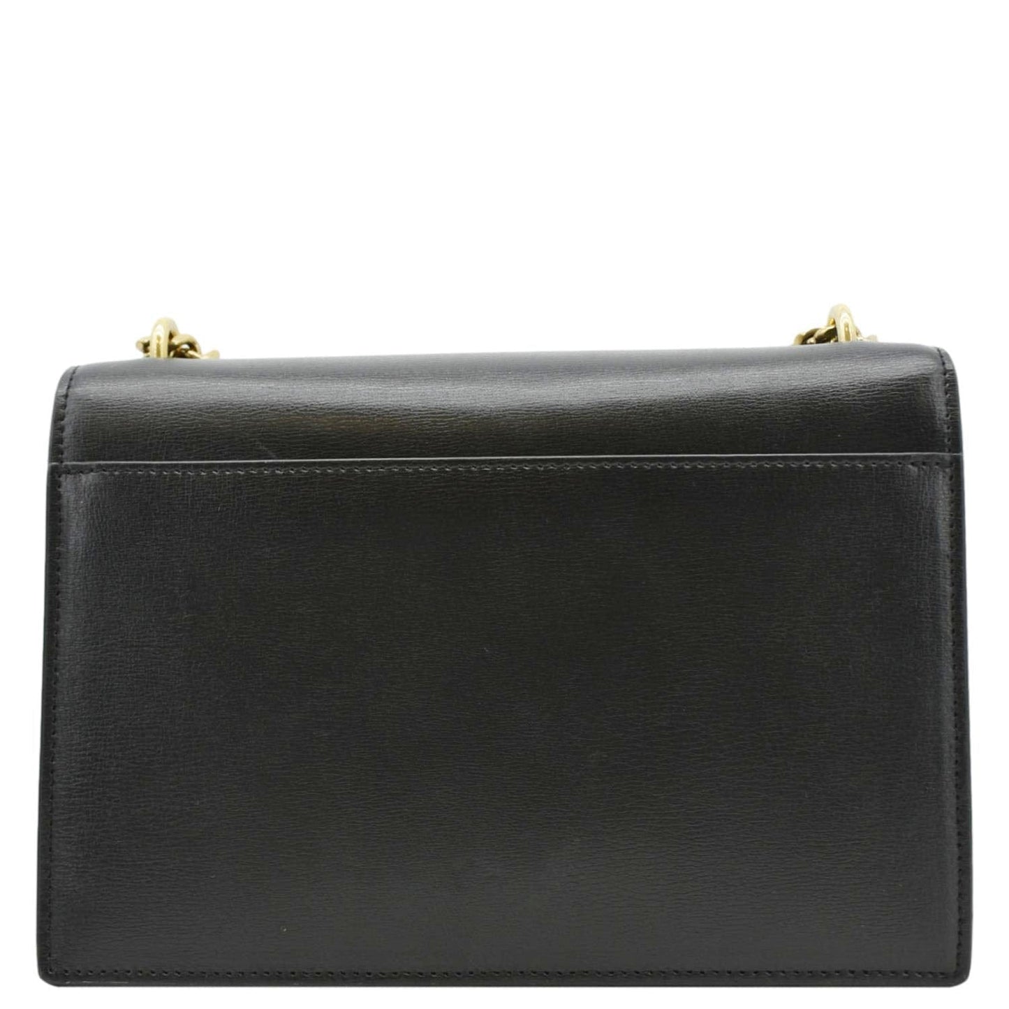 YSL Saint Laurent Yves Sunset Shoulder Bag Leather Monogram Black Laurent Sunset Chain