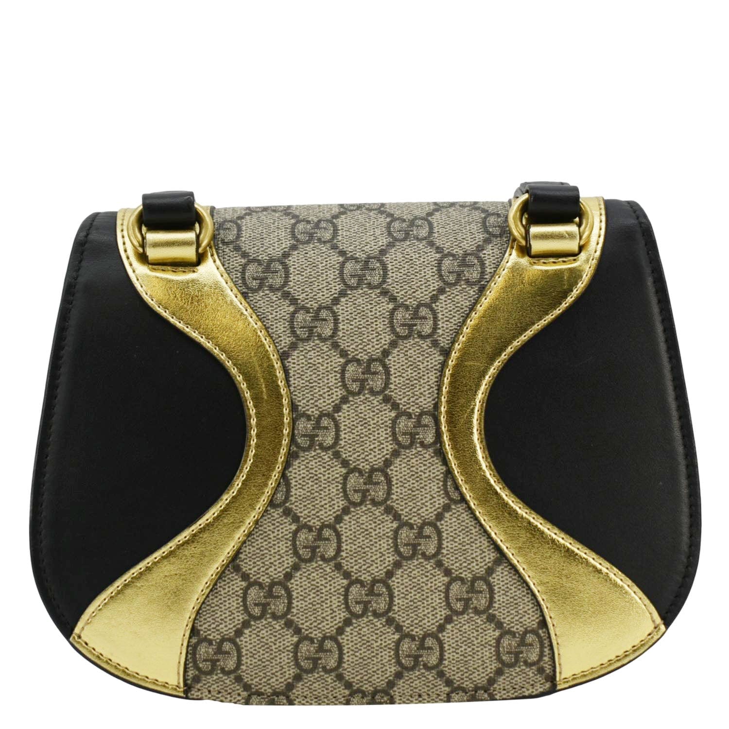 Gucci Ogilide Supreme Shoulder Bag Canvas Gold Ogilide 500782