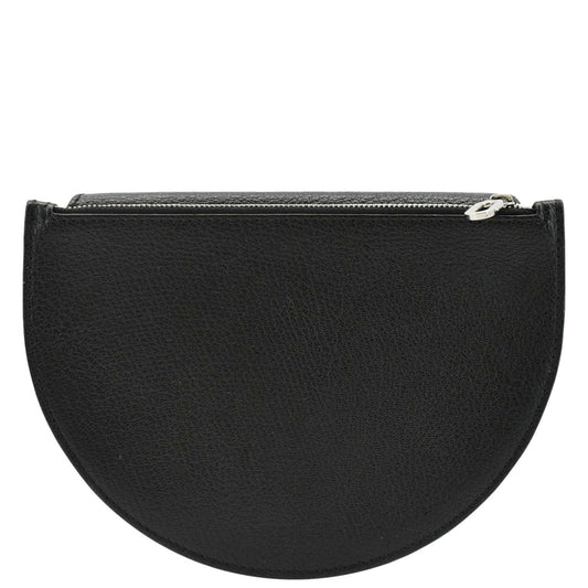 Burberry Luxury Pecan Shoulder Bag Leather Black Small