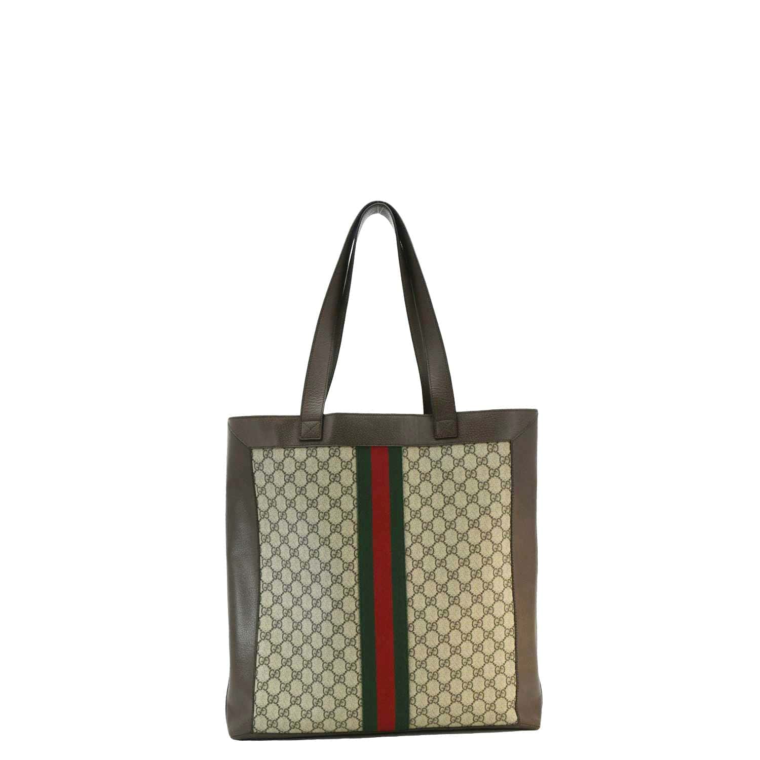 Gucci Ophidia Soft Supreme Web Tote Bag Canvas Beige