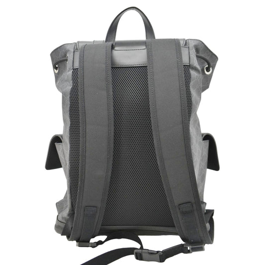 Gucci Supreme Backpack Canvas Black Backpack 495565