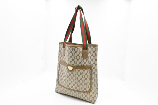 Gucci Plus GG Supreme Canvas Tote Bag