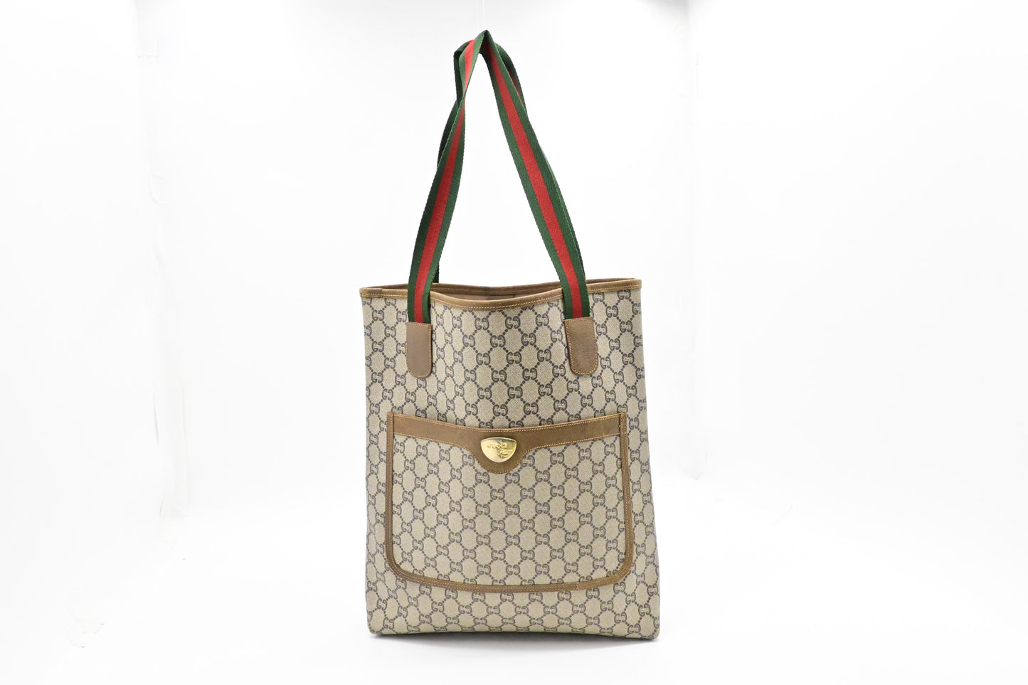 Gucci Plus GG Supreme Canvas Tote Bag