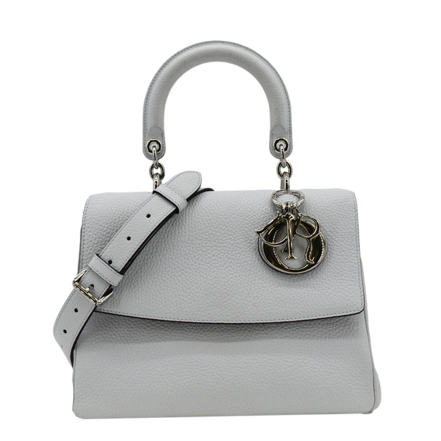Dior Be Shoulder Bag Grey Leather Small